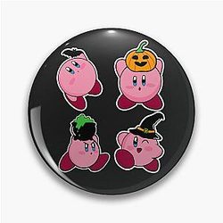 Kirby Halloween Pin