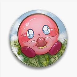 Kirby Fan Art Pin