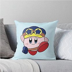 Postman Kirby Throw Pillow