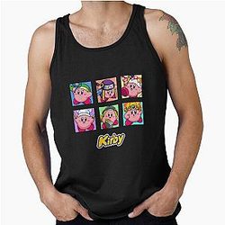  Kirby Selected Abilities Collage Pop Art Full Color Tank Top