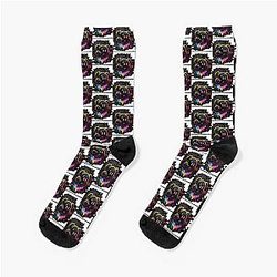 Psychedelic Kirby On Socks