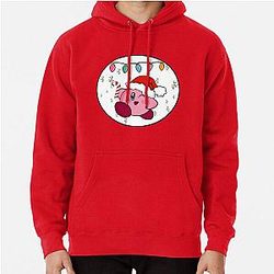 Christmas Kirby Hoodie Pullover