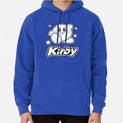 Kirby Blue Stars Big Character Portrait Hoodie
