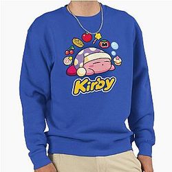 Kirby Sleeping Dreaming About Tasty Trinkets Pullover Sweatshirt