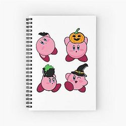 Kirby Halloween Notebook