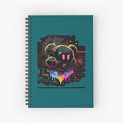 Psychedelic Kirby Spiral Notebook