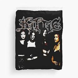 Kitty Band Design Duvet Cover