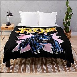 Kittie Band Art Throw Blanket