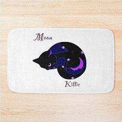 Moon Cat Bath Mat