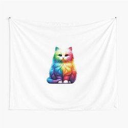 Colorful Rainbow Tapestry