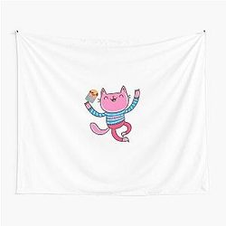 Summer Kitty Tapestry