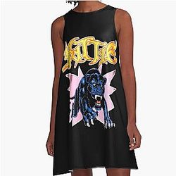 Kittie Band Art A-Line Dress