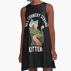 Hill Country Strong A-Line Dress