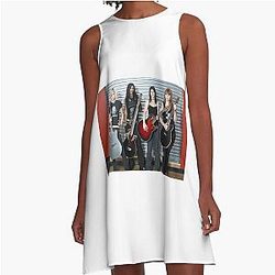 Kittie Photograph A-Line Dress