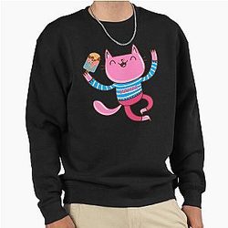 Summer Kitty Pullover Sweatshirt