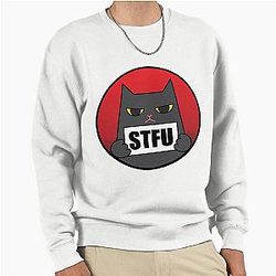 Antisocial Kittie STFU Pullover Sweatshirt
