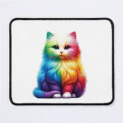 Colorful Rainbow Mouse Pad