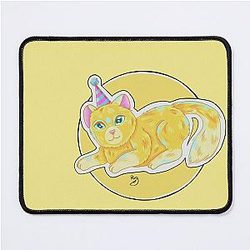 Birthday Kitty Mouse Pad