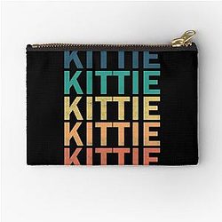 Kittie Name Vintage Retro Gift Item Tee Pouch