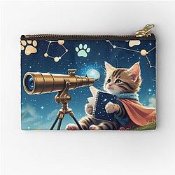 Cute Astrology Zipper Pouch