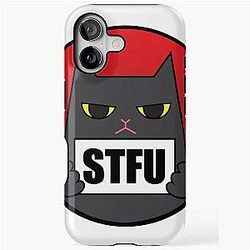 Antisocial Kittie - STFU iPhone Case