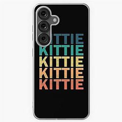 Kittie Name T Shirt Vintage Retro Name Gift Item Soft Case