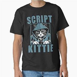 Script Kitty - Funny T-shirt for Cybersecurity Specialists Classic T-Shirt