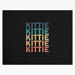 Kittie Name Vintage Retro Gift Item Tee Jigsaw Puzzle