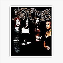 Kittie metal girl band riot punk spit album nu metal sticker