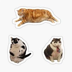 Big Old Kitties Sticker Pack