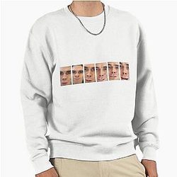 KJ Apa Funny Faces Pullover Sweatshirt