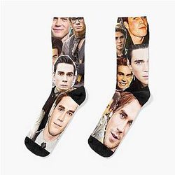 KJ Apa Collage Socks