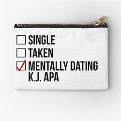 Mentally Dating a KJ Zipper Pouch