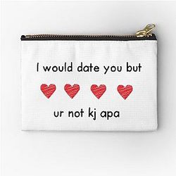 I Would Date You KJ Apa Zipper Pouch