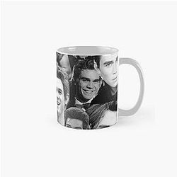 KJ Apa Collage B&W Mug