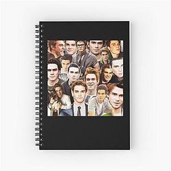 KJ Apa Collage Spiral Notebook