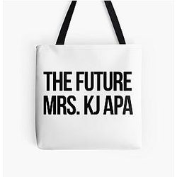 The future Mrs. KJ Aper All Over Print Tote Bag