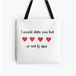 I would date you if you were Korean Apa All Over Print Tote Bag