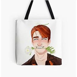 KJ Apa Red Hair Boy Tote Bag