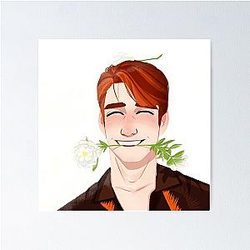 KJ Apa Redhead Boy Poster