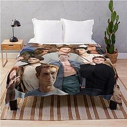 KJ Apa Photo Throw Blanket