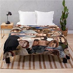 KJ Apa Photo Throw Blanket