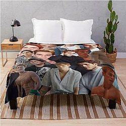KJ Apa Photo Throw Blanket