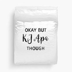 Okay But KJ Apa Duvet Cover