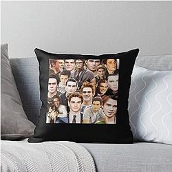 KJ Apa Collage Throw Pillow