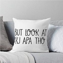 But Look at KJ Apa Throw Pillow