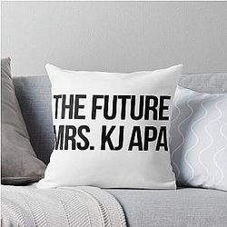 The future Mrs. K. Apa Throw Pillow