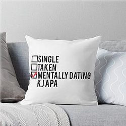 Mentally Dating K Apa Throw Pillow