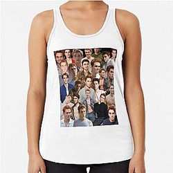 KJ Apa Photo Racerback Tank Top