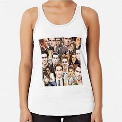 KJ Apa Collage Racerback Tank Top